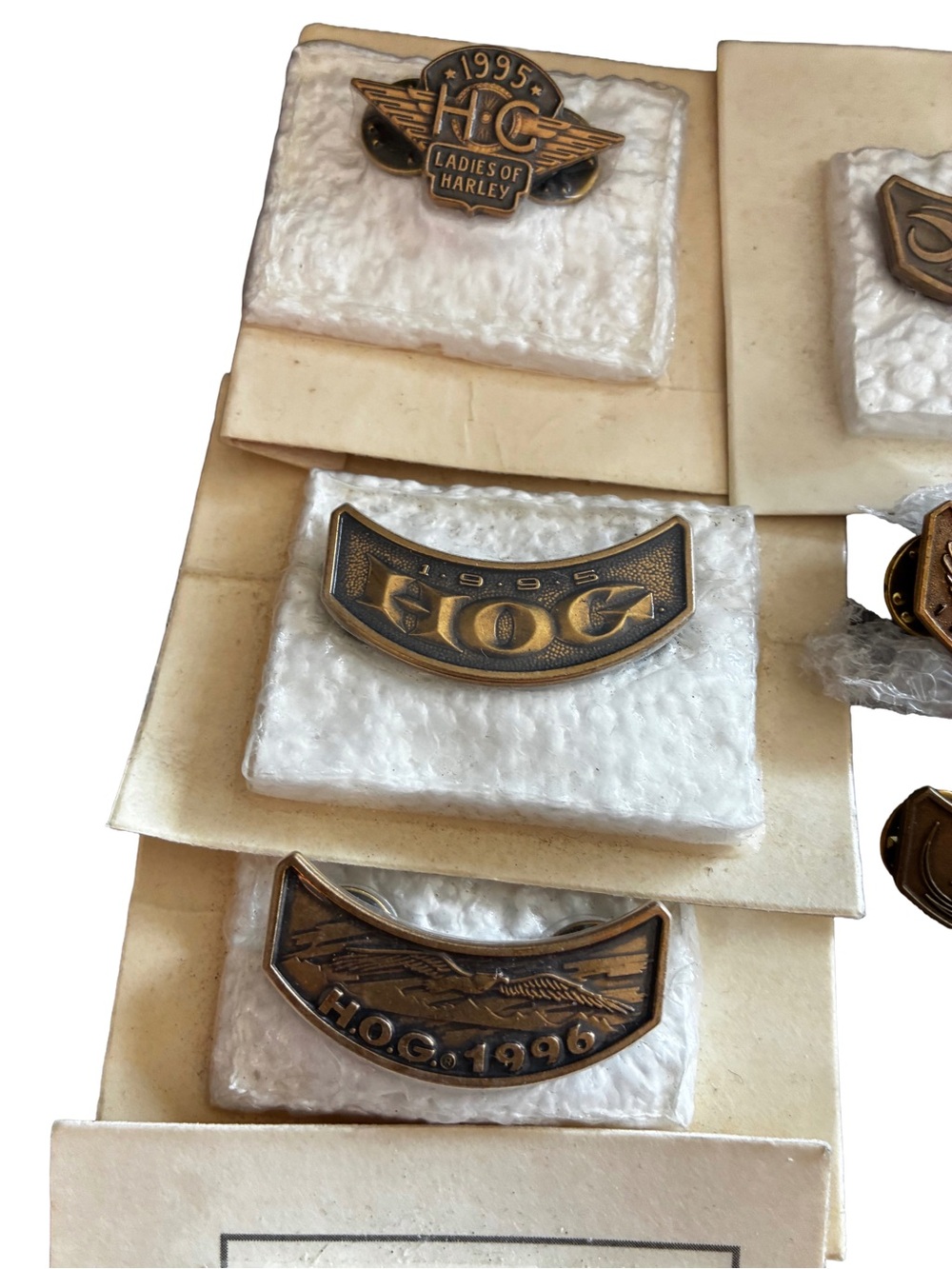 Vintage Harley-Davidson H.O.G. Pin Rocker Lot 1995-2013 14pc NOS - Picture 2 of 5